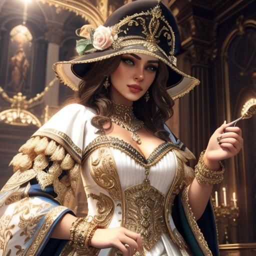 Detailed Photorealistic 3D Rendering of a Face