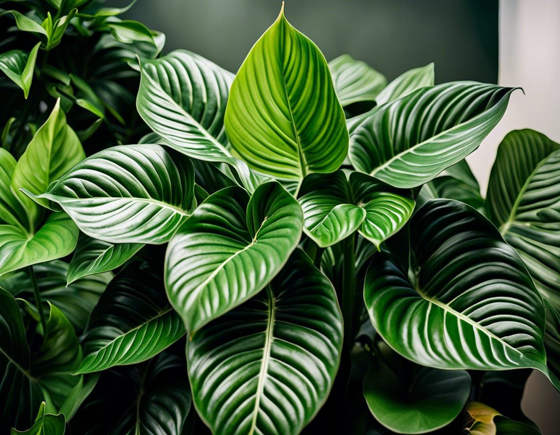 Lush Green Plant: Botanical Foliage in High Quality Photo