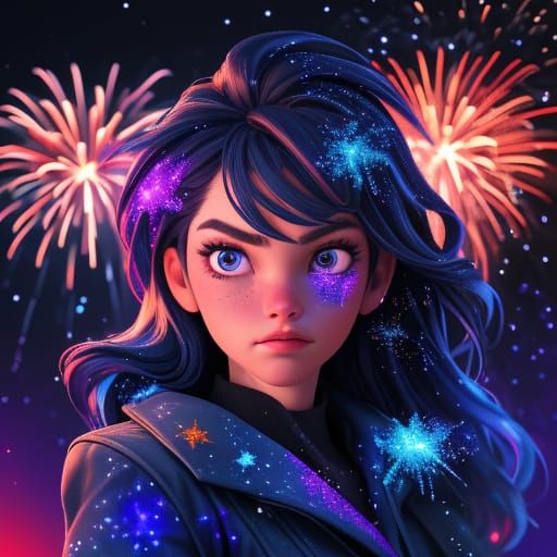 Margaret Spelled Out in Explosive Fireworks