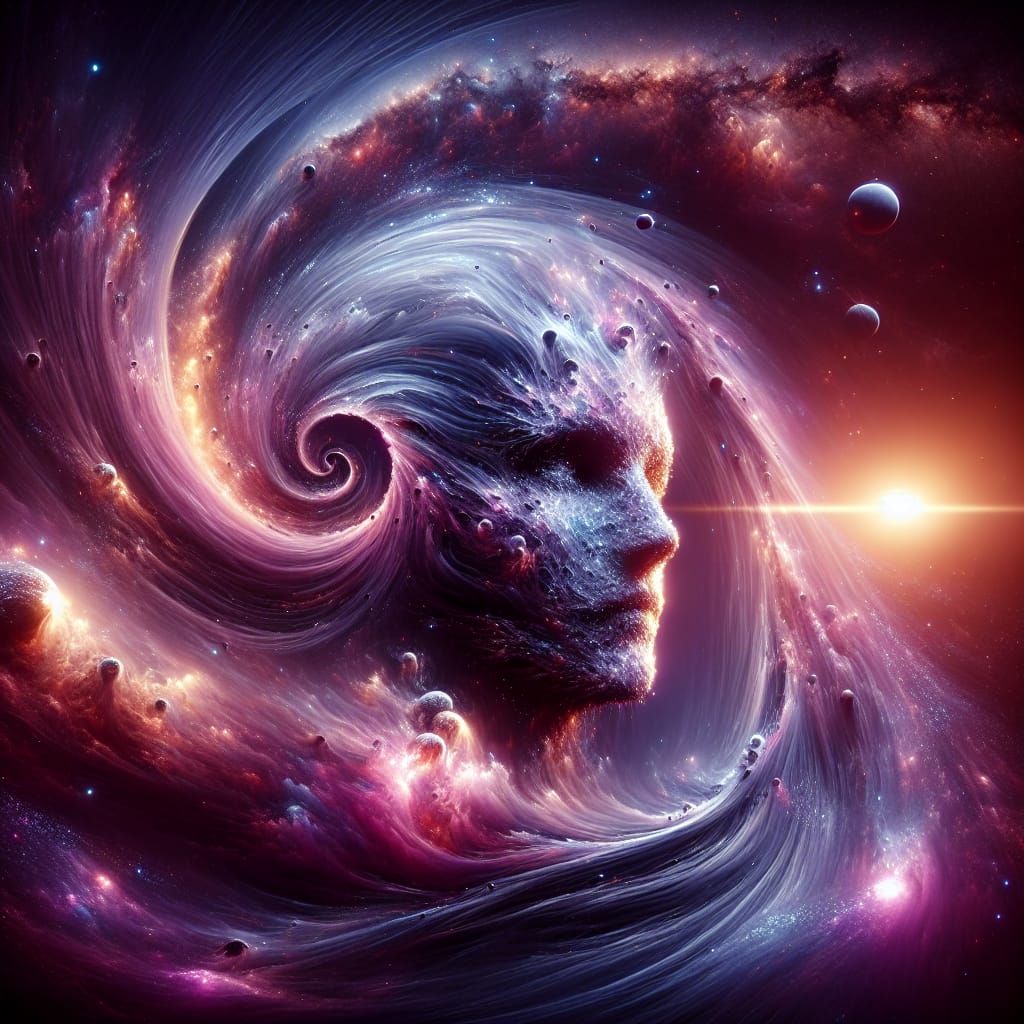 Hyperrealistic Pleiades Star System in 3D