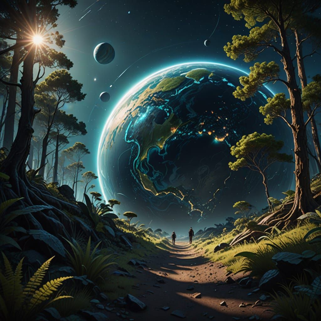 Earth from Space: A Utopian Vision in Digital Art