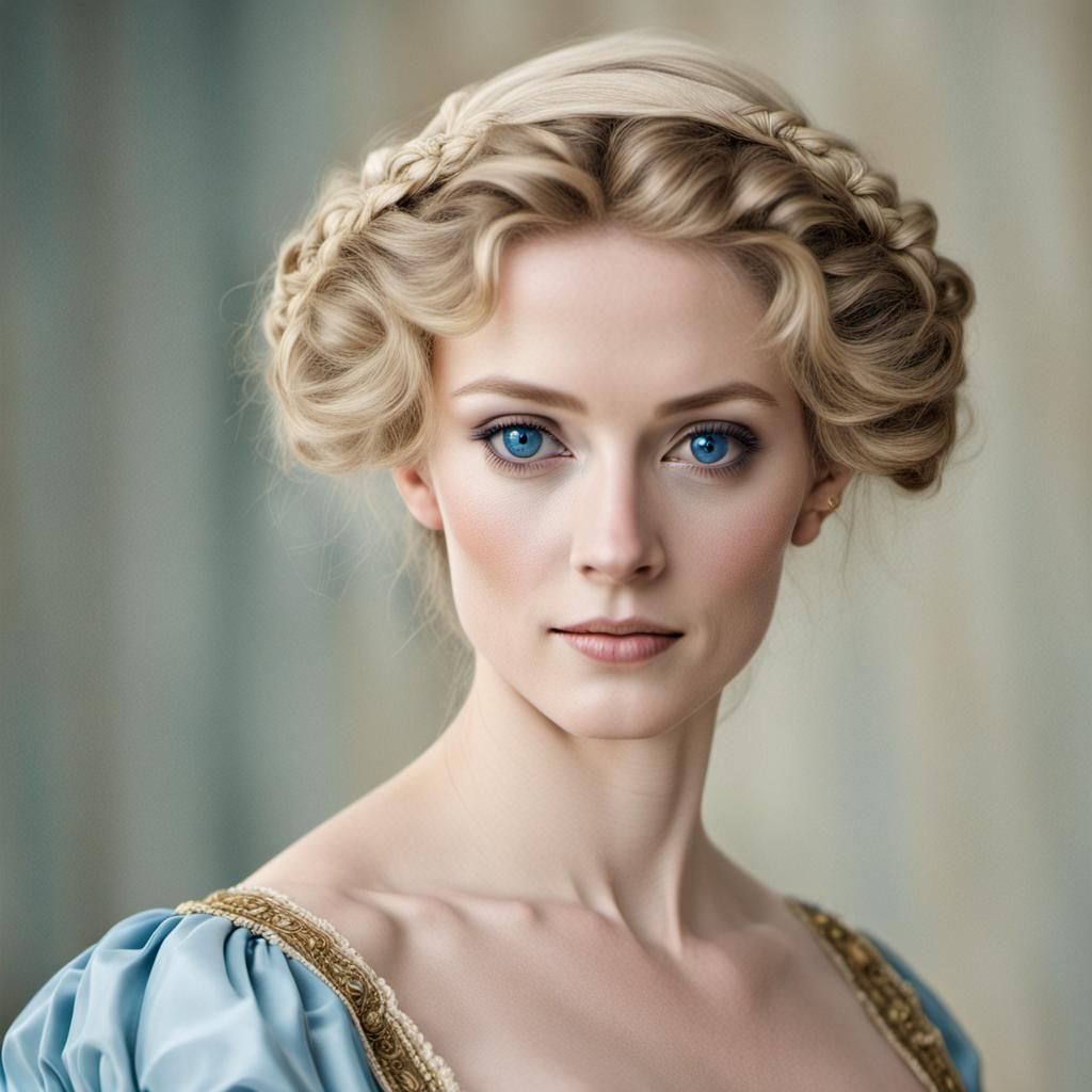Regency Era Portrait of a Blond Woman