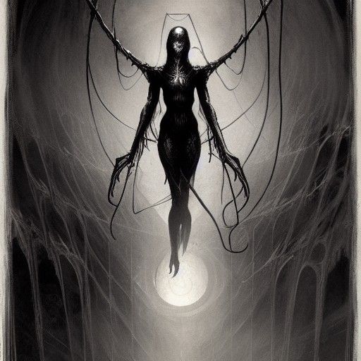 Lolth the Spider Queen: Horror Art