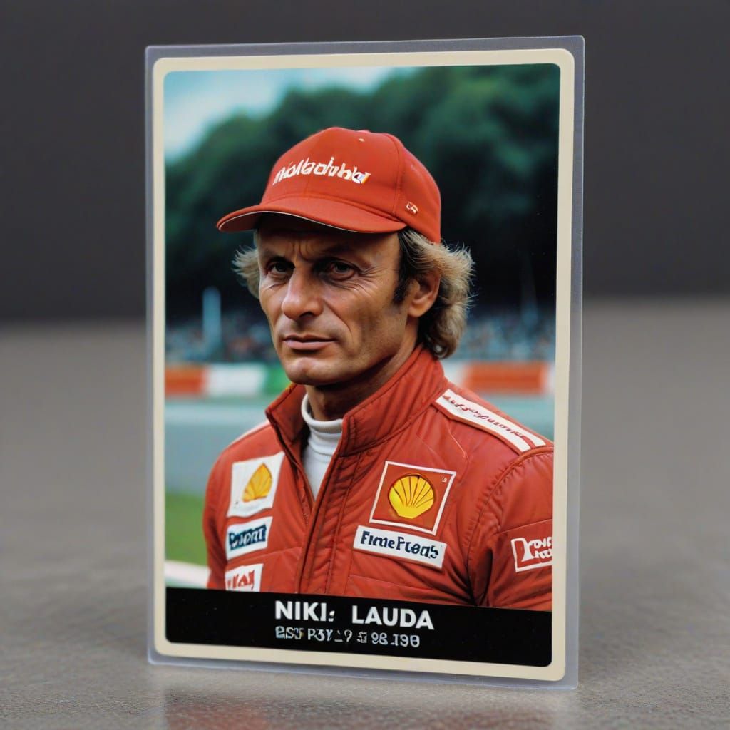 Niki Lauda Racing Legend Collector Card