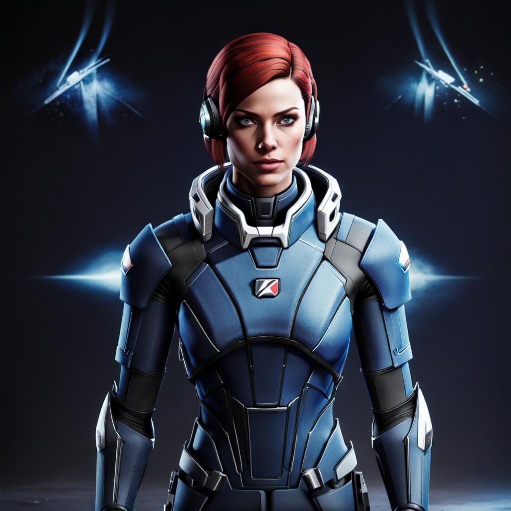 Mass Effect Andromeda in Anime Style