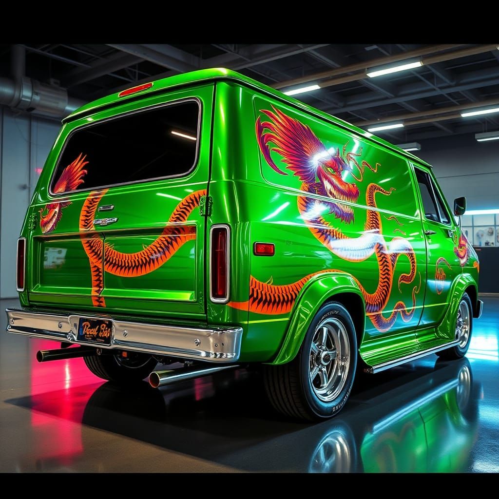 1975 Dodge Dragon Green 1.0