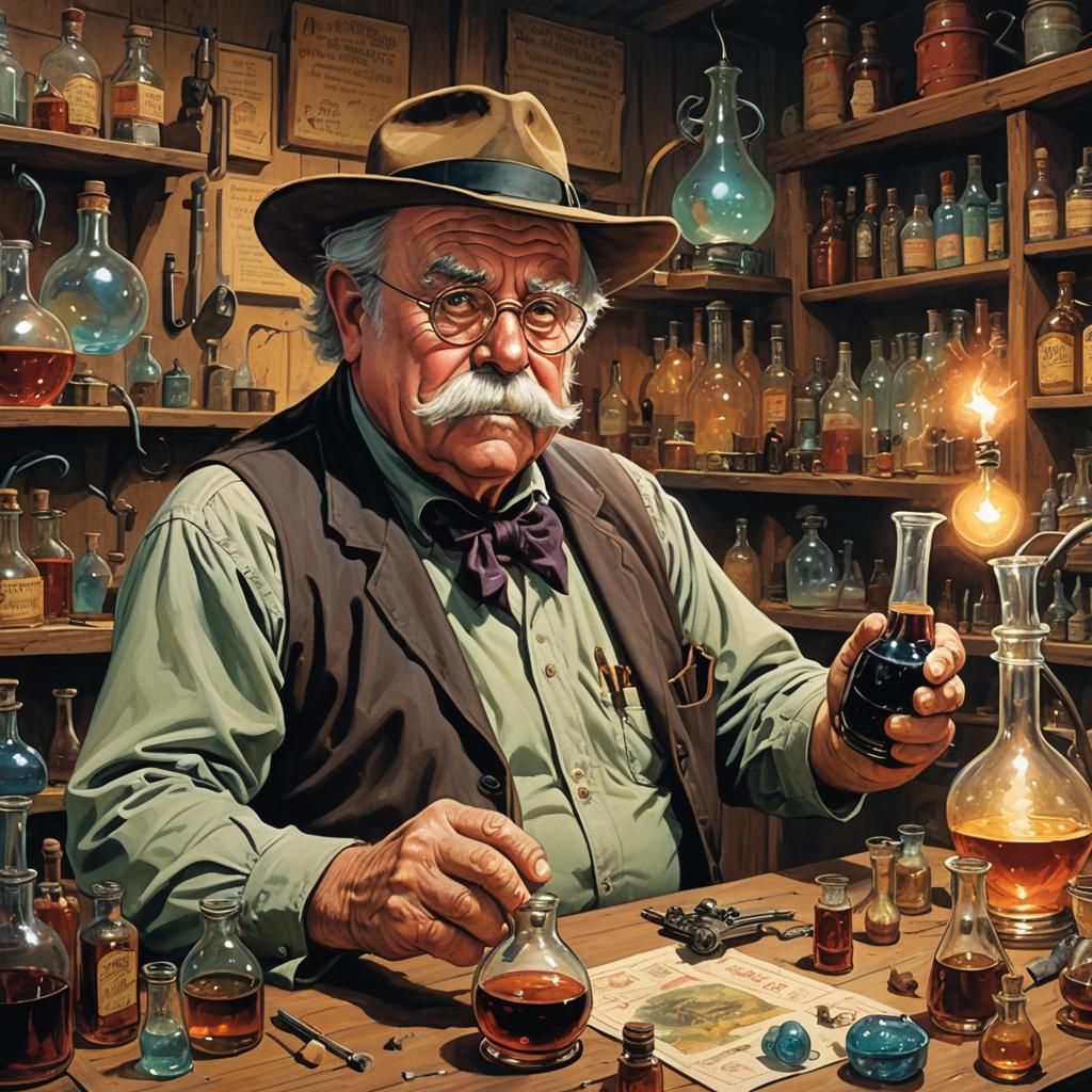 Victorianpunk Scientist's Laboratory Experiment