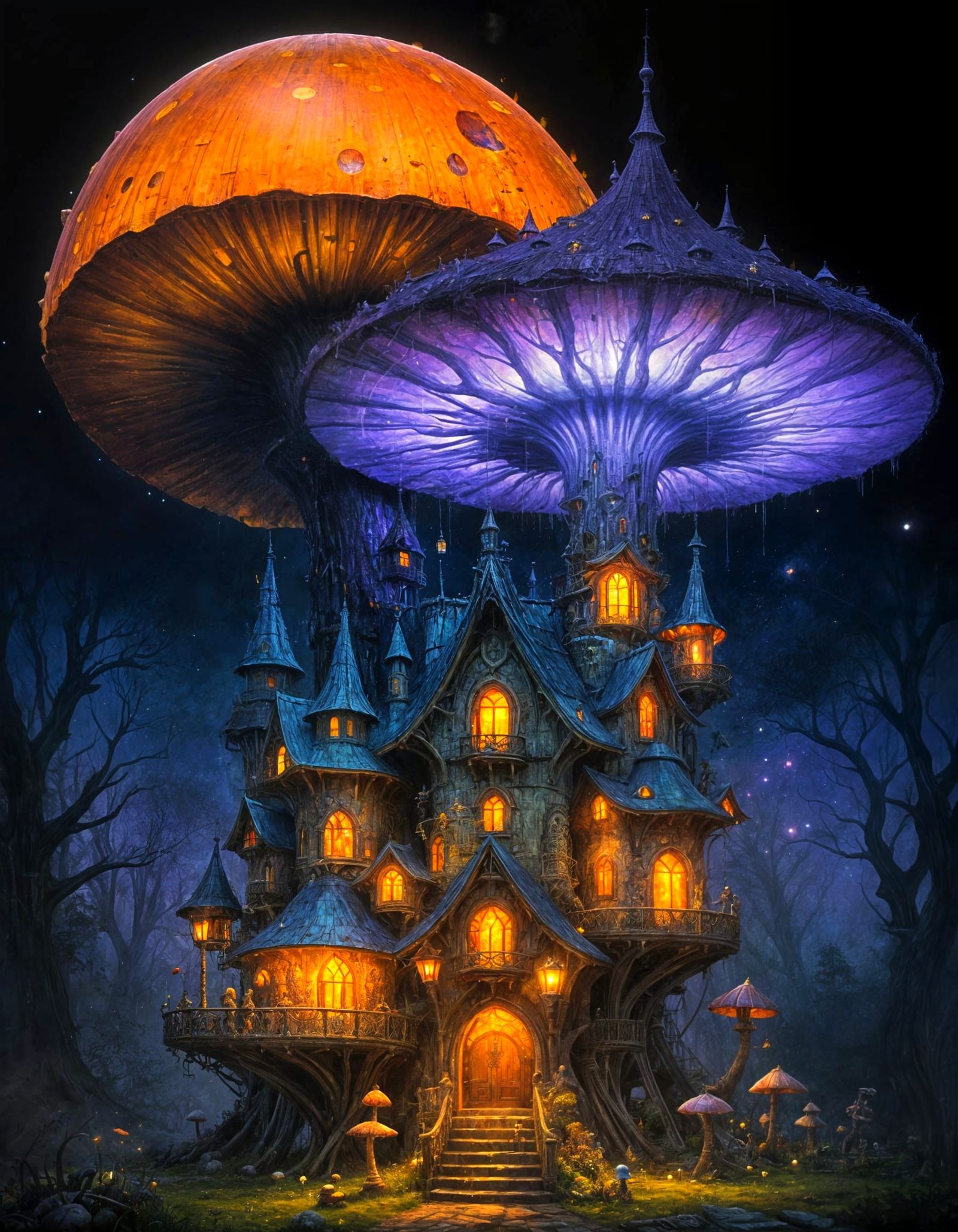 The "Glowing Caps" Inn