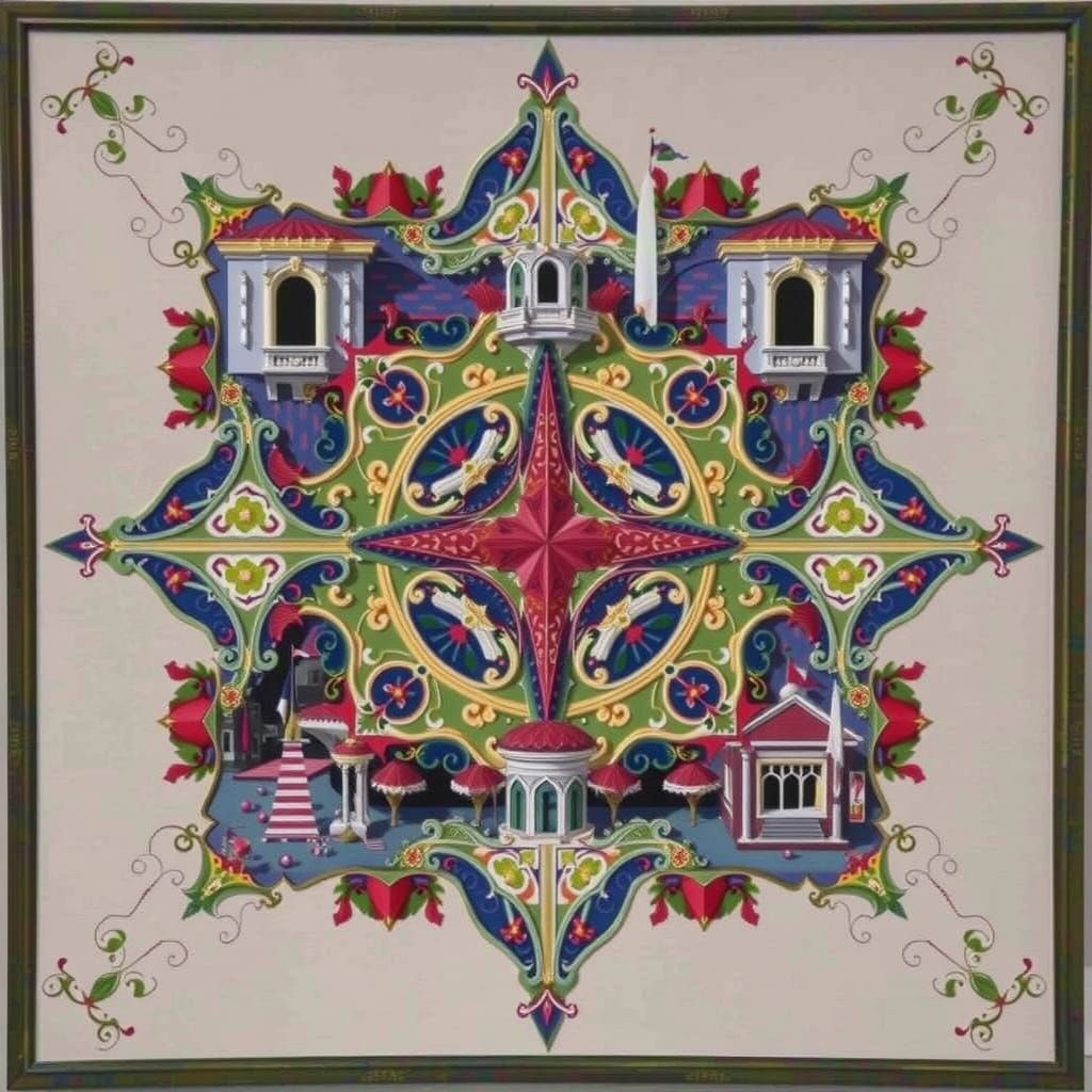 Elaborate Palace in the Style of Richard Dadd