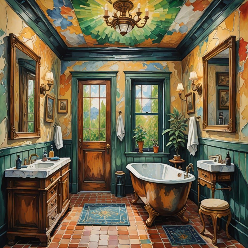 Had to paint the bathroom let night cafecdonit for me2🙂