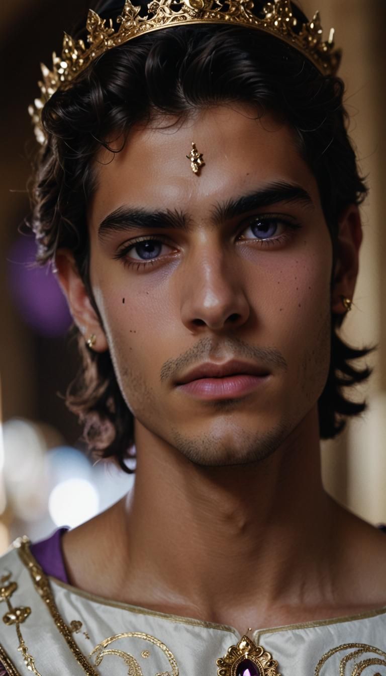 Persian Prince Portrait in Cinematic Style