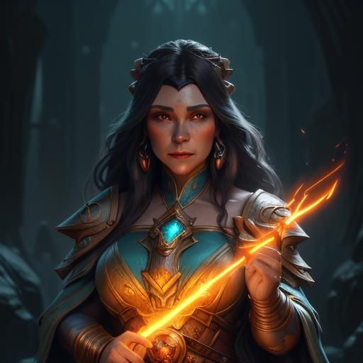 Fantasy Dwarven Princess Concept Art