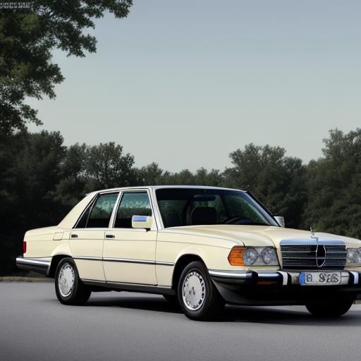 Pale Yellow 1987 Mercedes Benz 190d Sedan