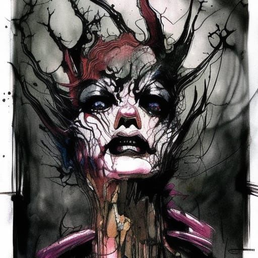 Terrifying Undead Lich in Horror Style