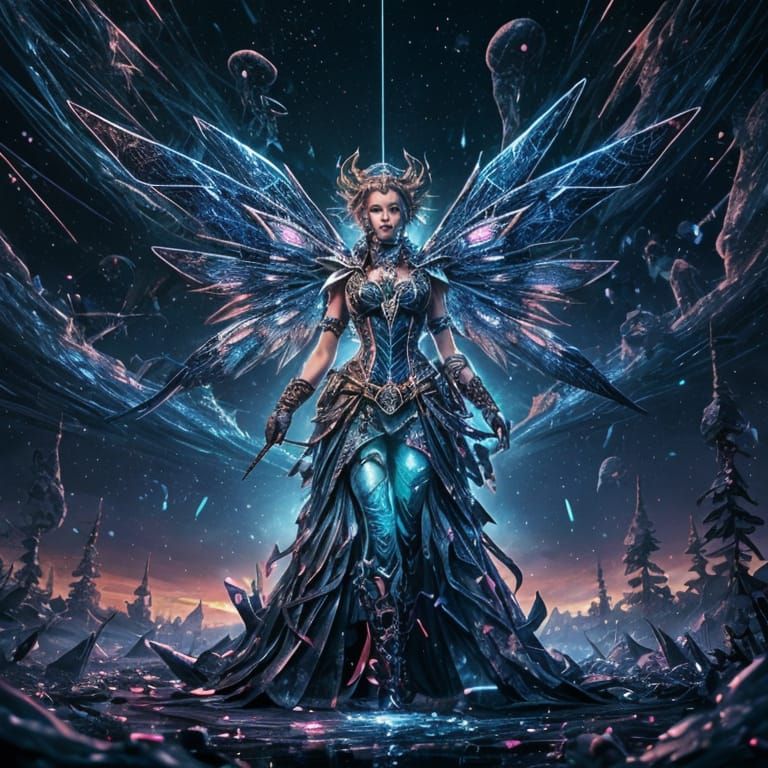 Dreamy Aesthetic Landscape in Whimsical Style