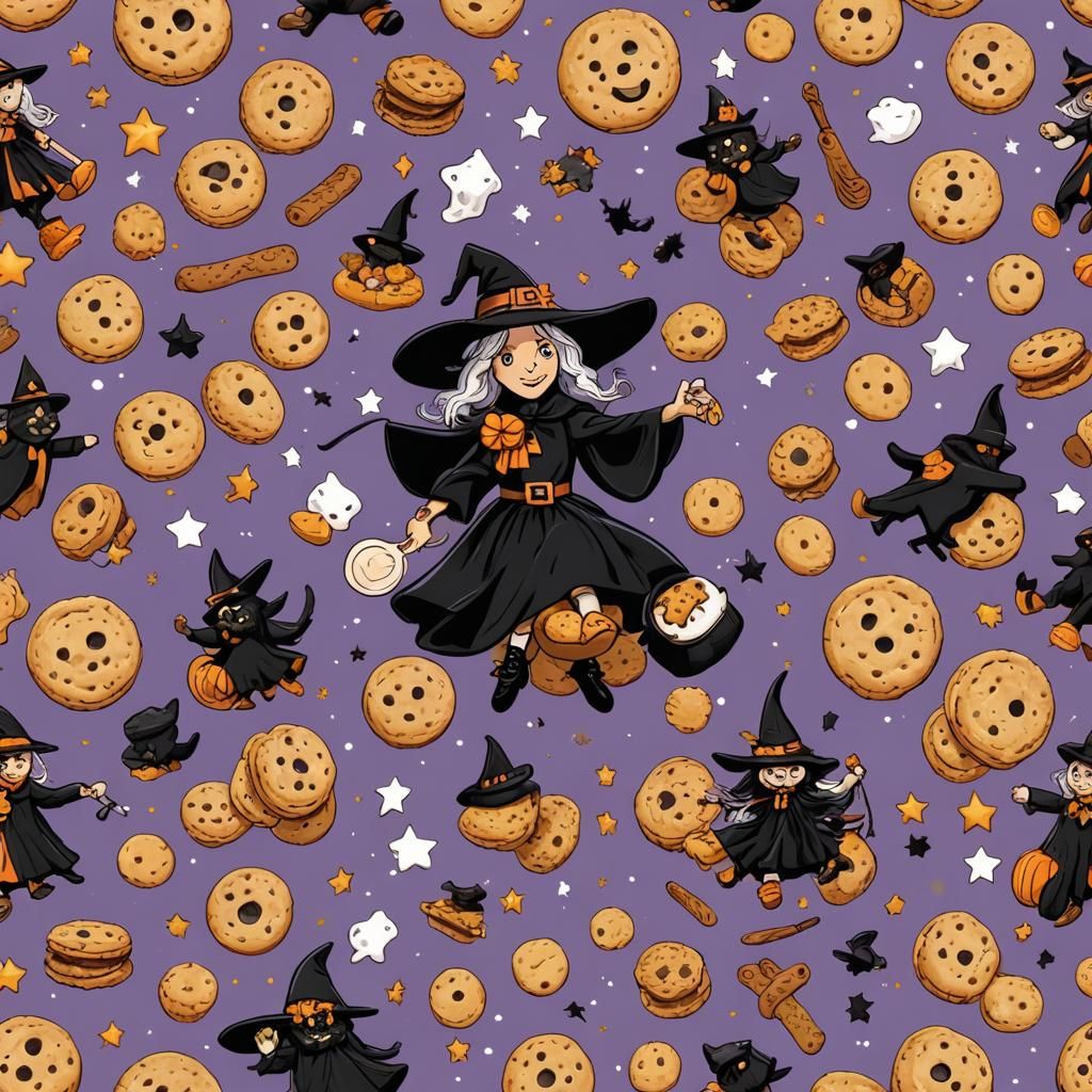 Enchanting Biscuit Witch