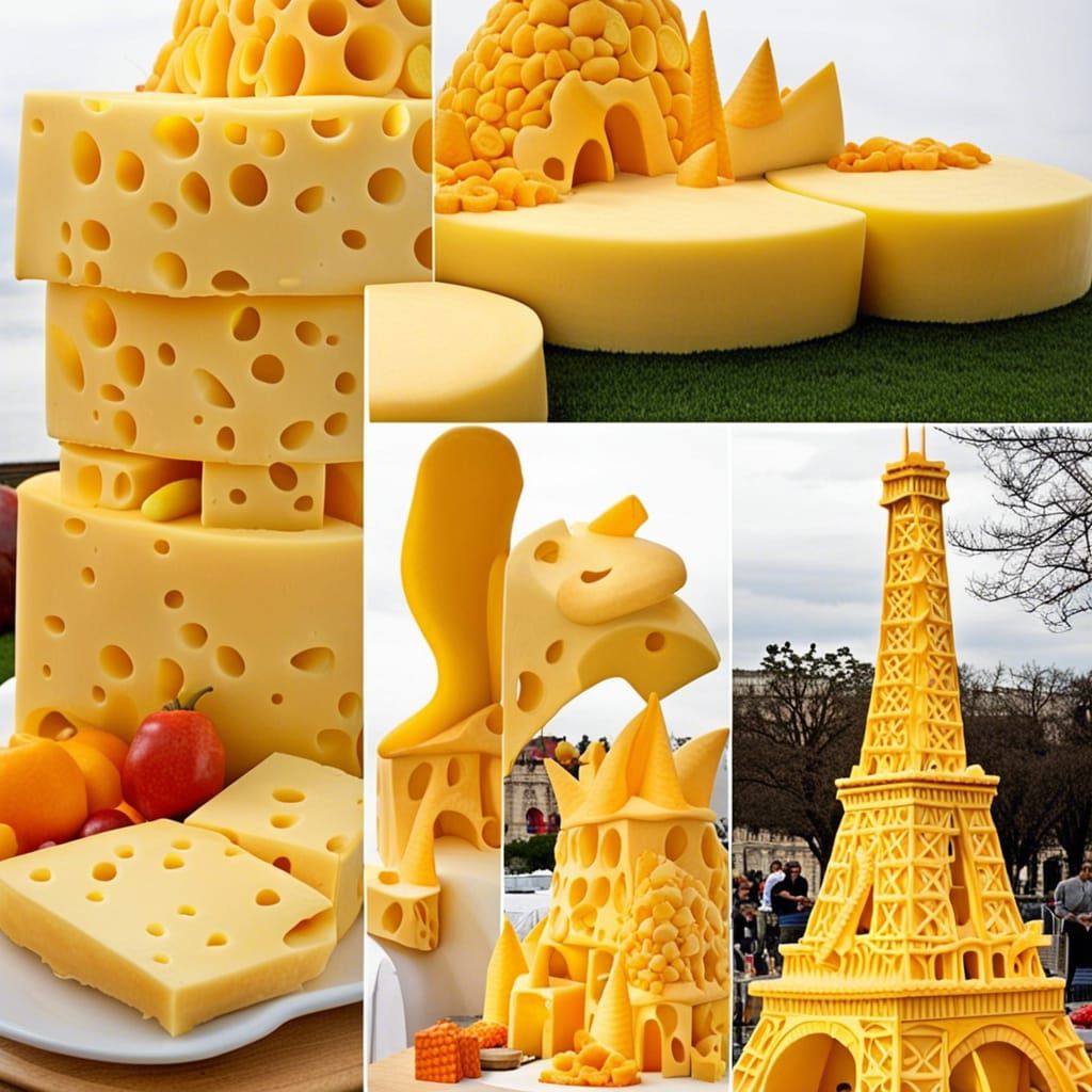 Cheese Sculpture Museum: Artistically Carved Cheese Displays
