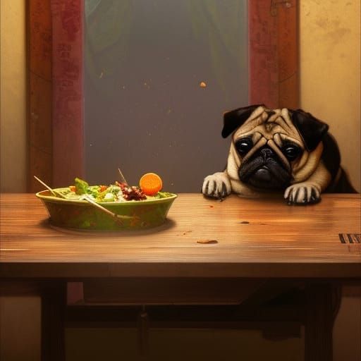 Pug's Fine Dining Experience: Concept Art