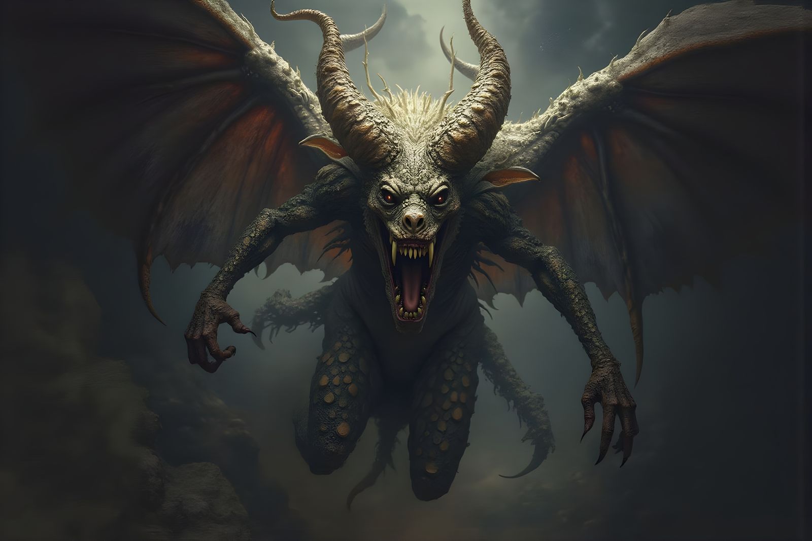 Photorealistic Daemons Descending from the Stars