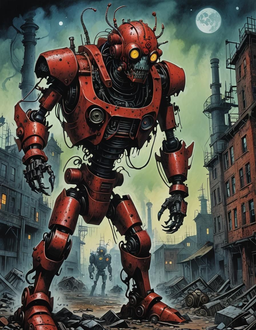 a horrific robot monster 3