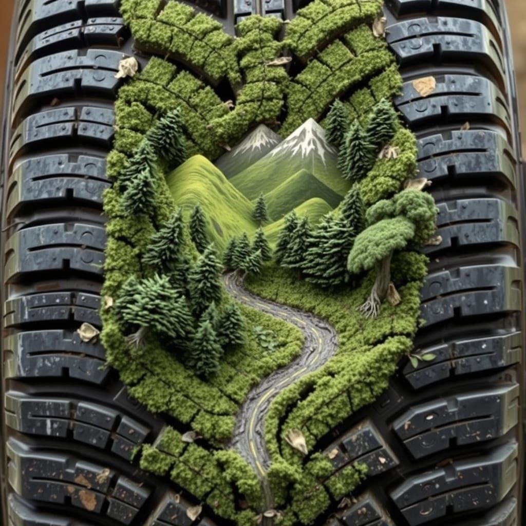 Dreamlike Landscape of Interconnected Treadways