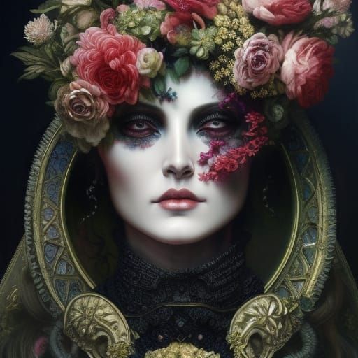 Punk Flowers and Night Terrors in Hyper-Detailed Art