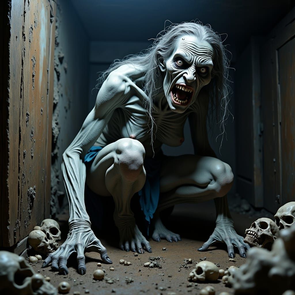 Savage Hag in Dark, Detailed Lair