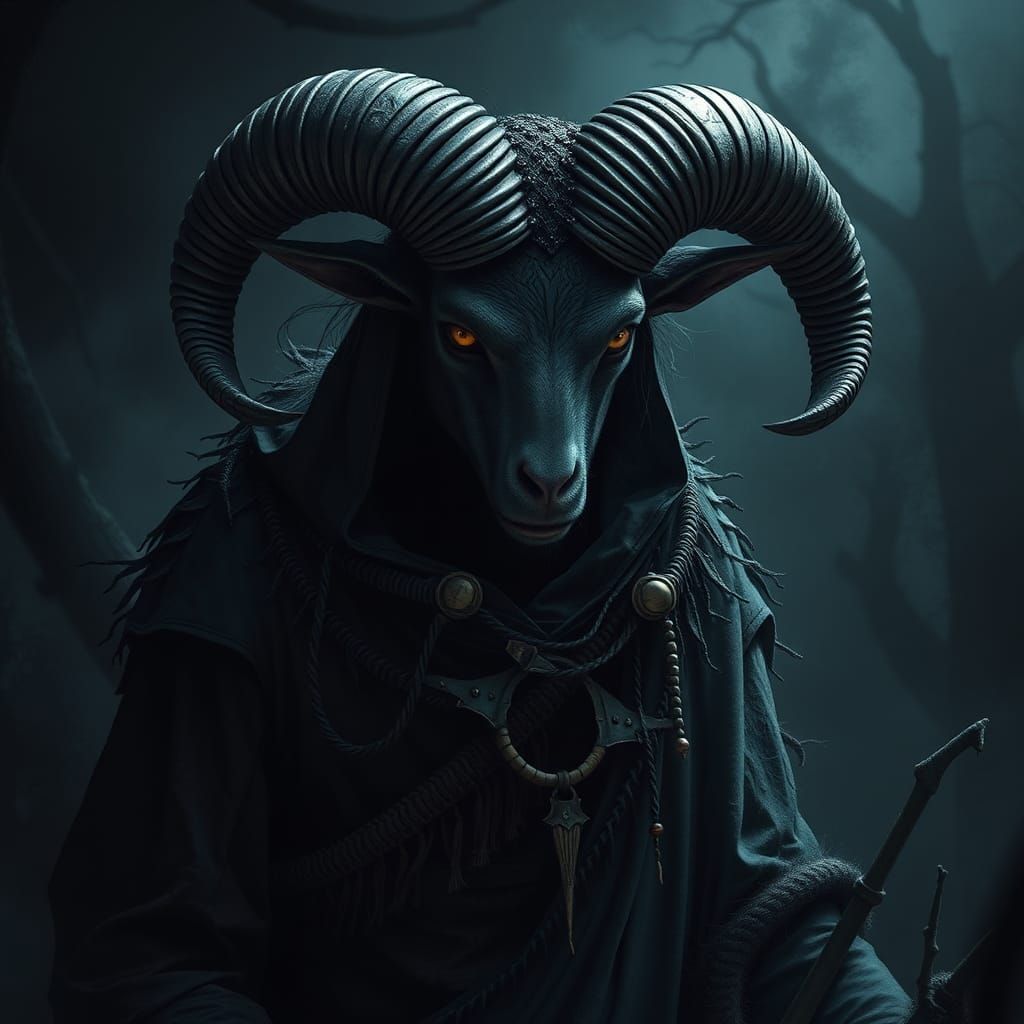 Disturbed Dwarf in Nightmarish Setting, HDR Masterpiece