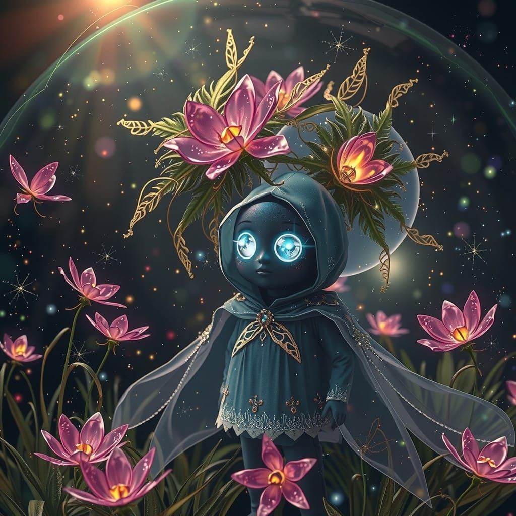 Enchanted Firefly in Whirlpool of Wonder
