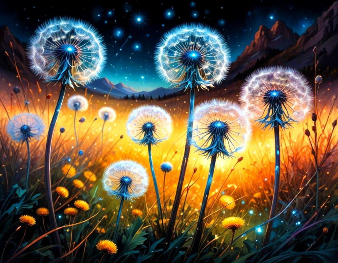 Starlight Dandelions 2