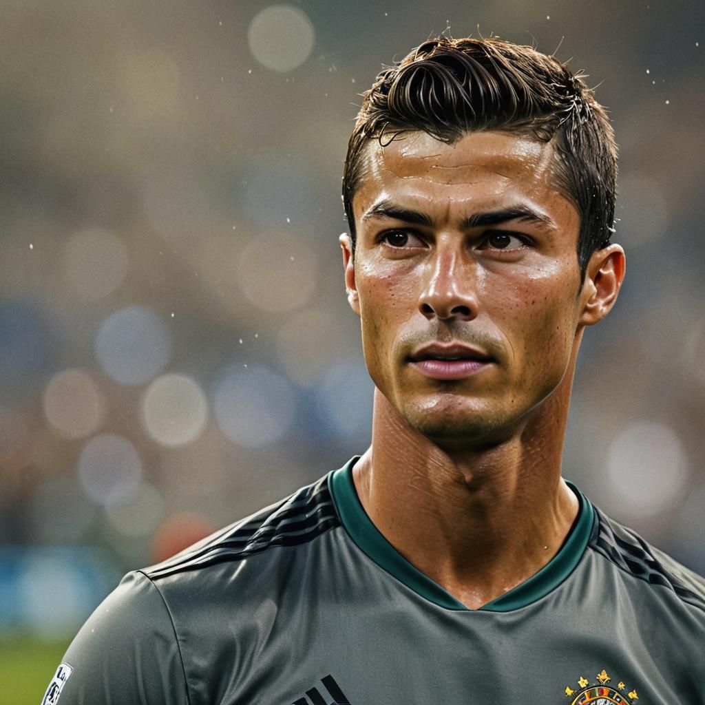Cristiano Ronaldo Portrait Inspired by McCurry and Schoeller