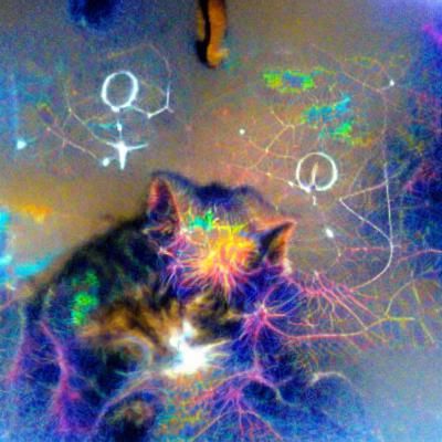 Psychedelic Quantum Network Reveals Cosmic Message