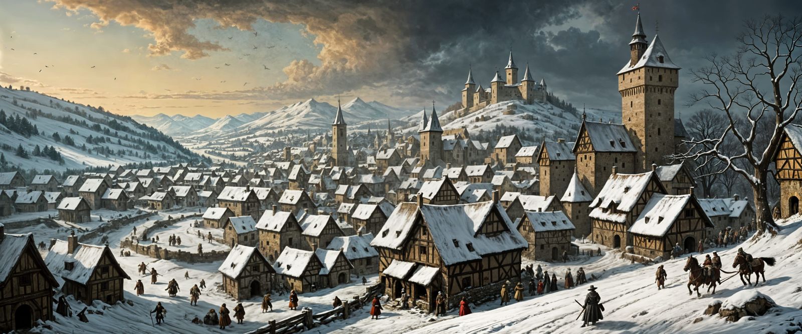 A Disturbing Medieval Winter Landscape