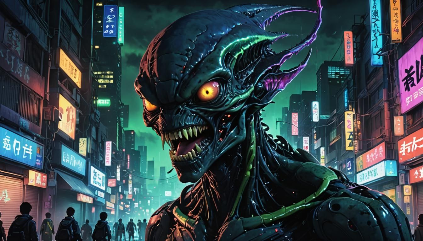 Ailien Devours Human