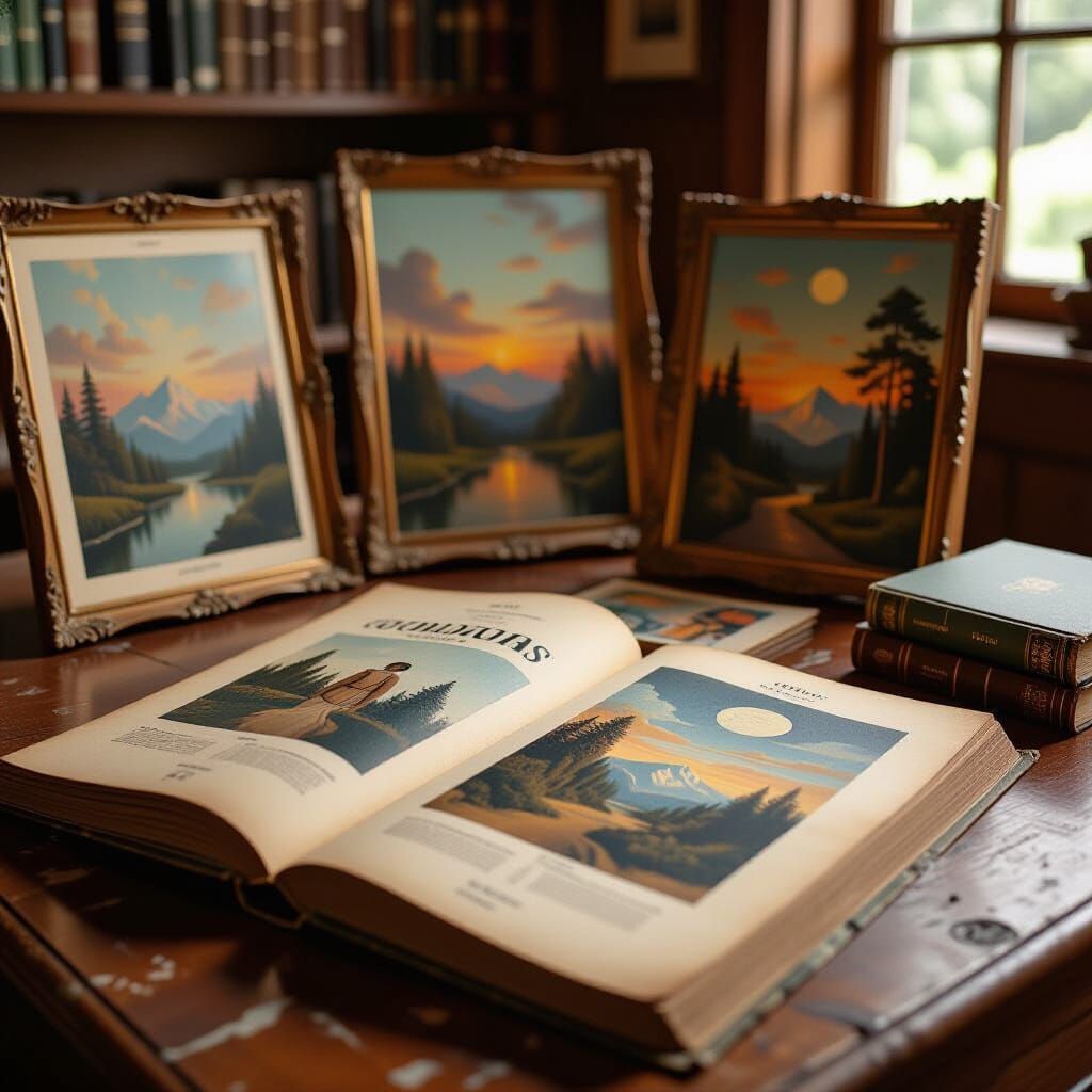 AI Art Showcase in Vintage Sears Catalogue Style