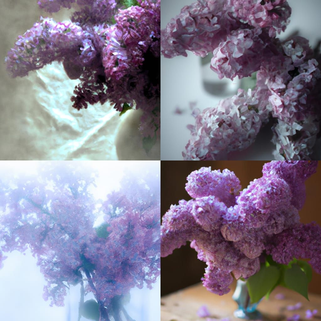 Ethereal Lilac Mist Dreamscape