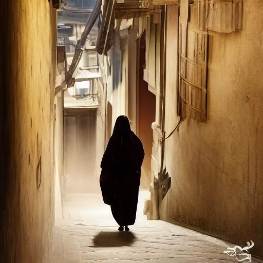 Dragon Warrior Girl in Anime Style Armor