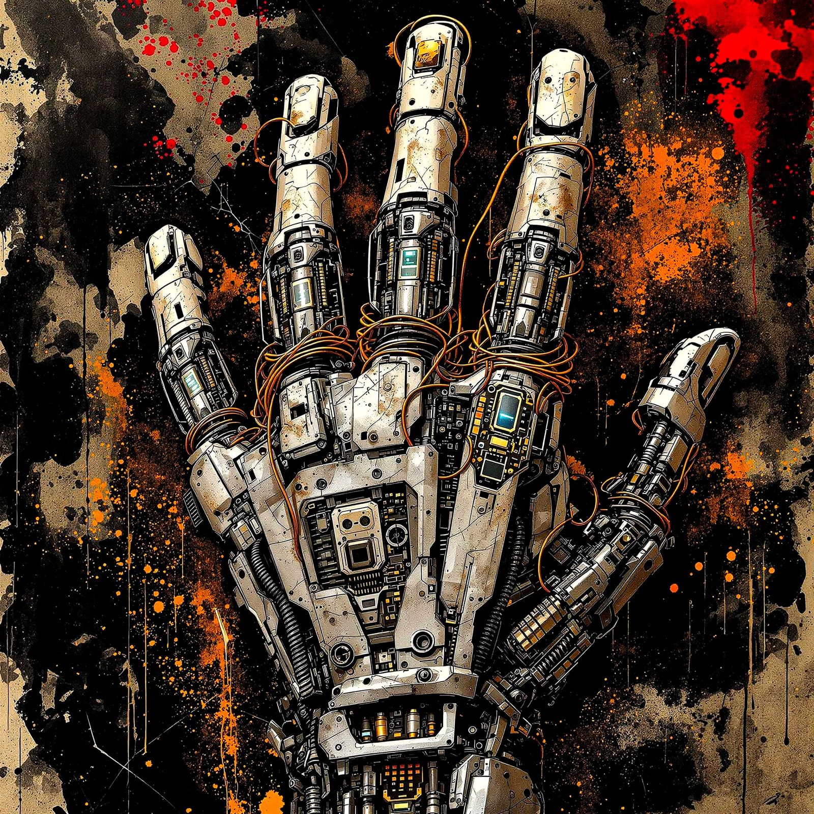 Cybernetic Hand in Decay