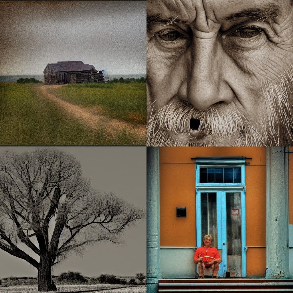 Photorealistic Portrait with Dramatic Lighting