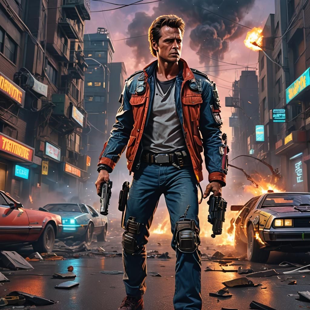 Terminator Back to the Future Theme: Marty McFly