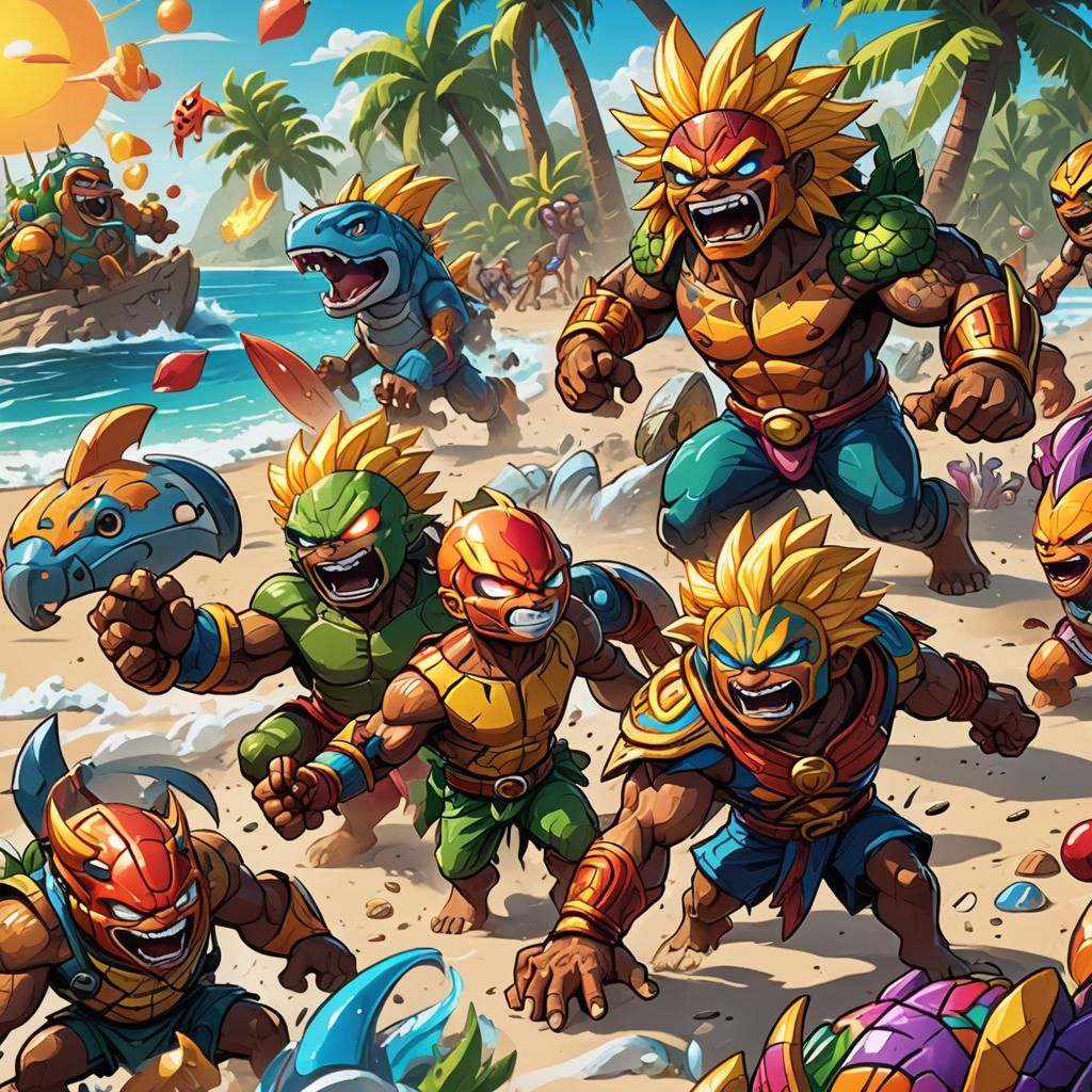 Battle for Dream Island: Cartoon Beach Battle