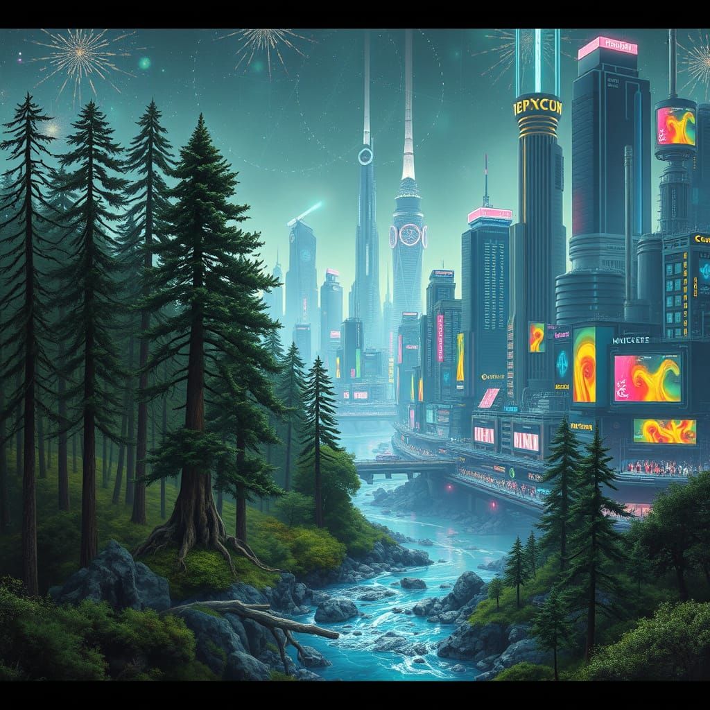 Forest Meets Cyberpunk: Ernst Haeckel and Kerry Darlington S...