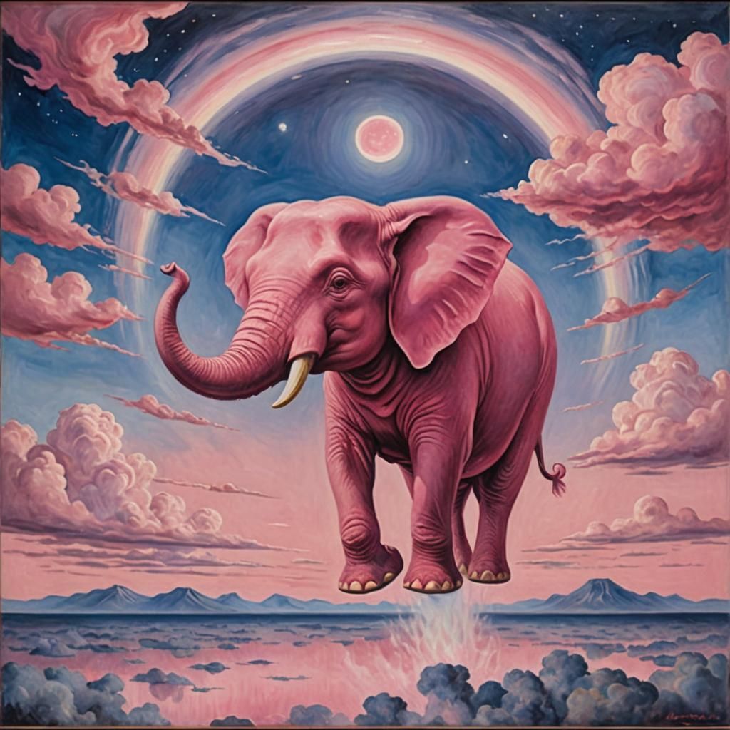 Pink elephant
