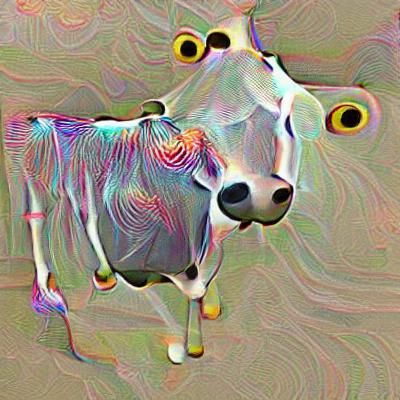 AI Generated Image of a Cow
