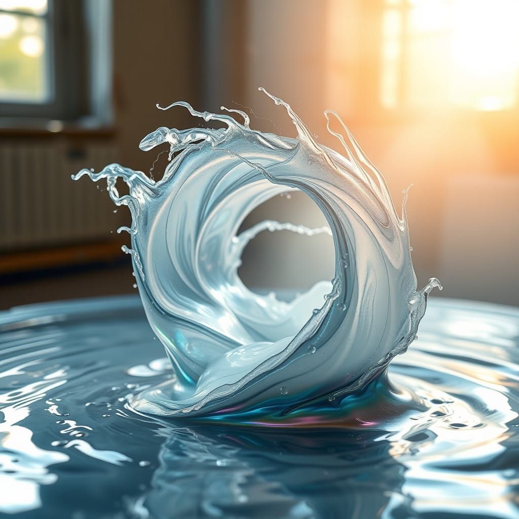 Portal in Metallic Liquid