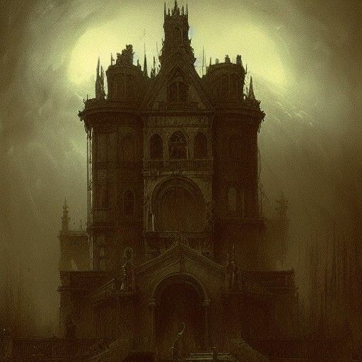 Welcome Home: A Gothic Horror Illustration