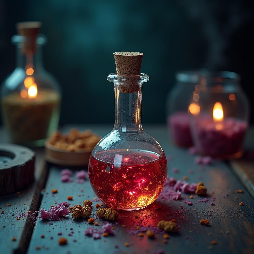 Enchanting Magical Potions on Alchemist Workbench