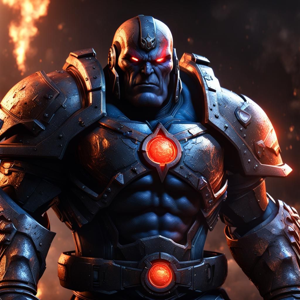 Darkseid as Chaos Space Marine in 3D