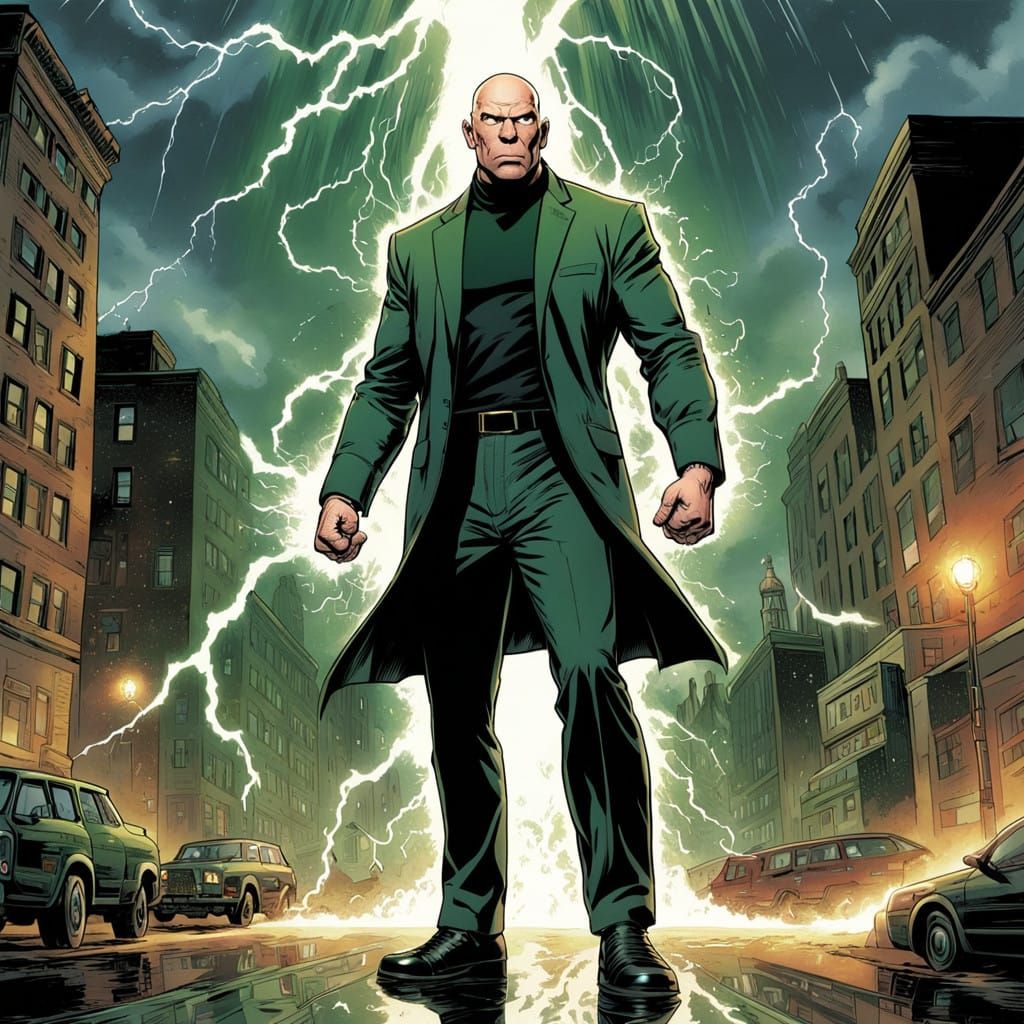 Neanderthal Visionary with Electric Powers