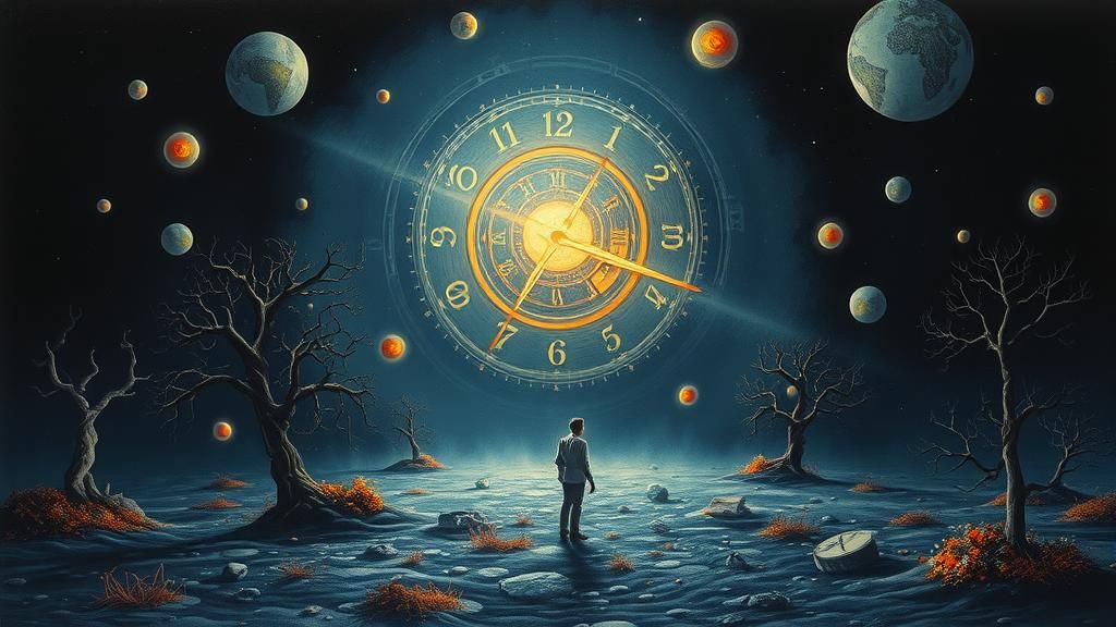 Surreal Dissolution into the Void: Dreamlike Landscape